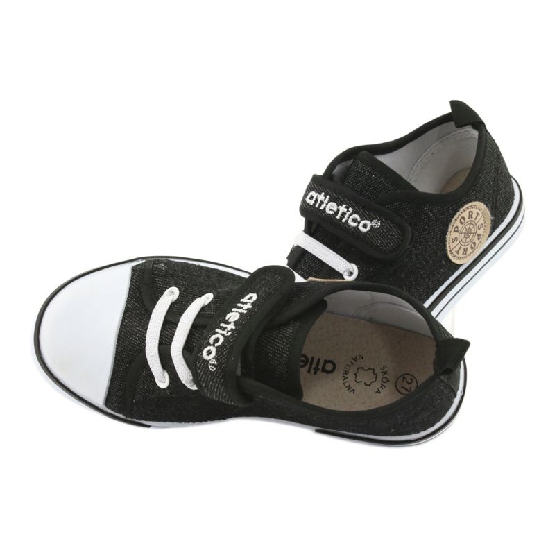 Sneakers mit Ledereinsatz Atletico BSM029 schwarz 6