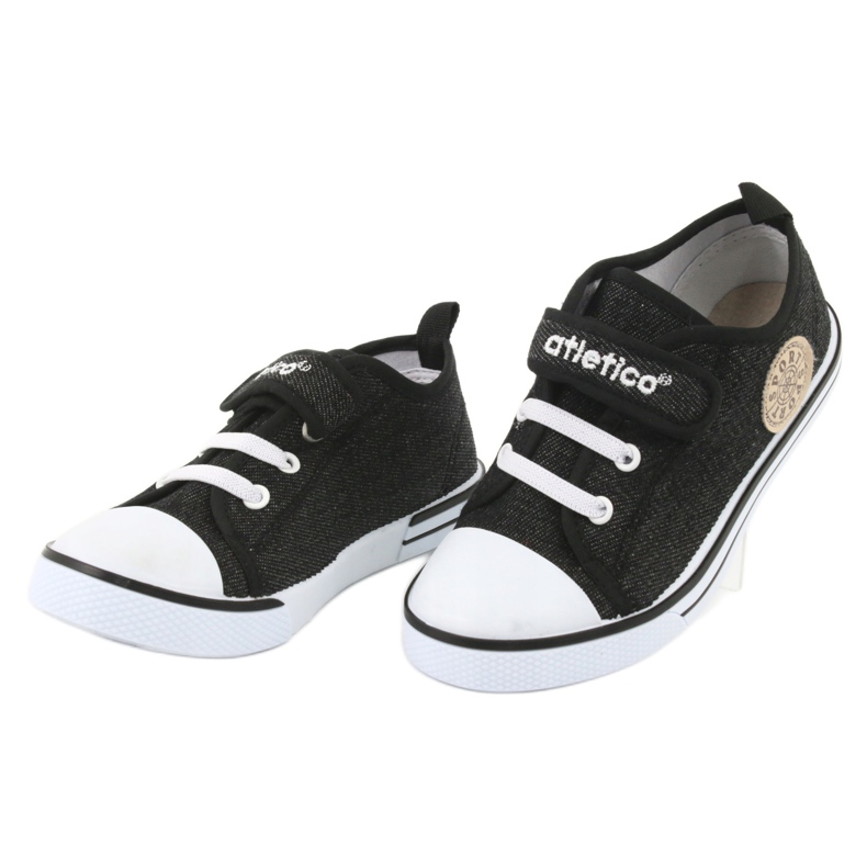 Sneakers mit Ledereinsatz Atletico BSM029 schwarz 3