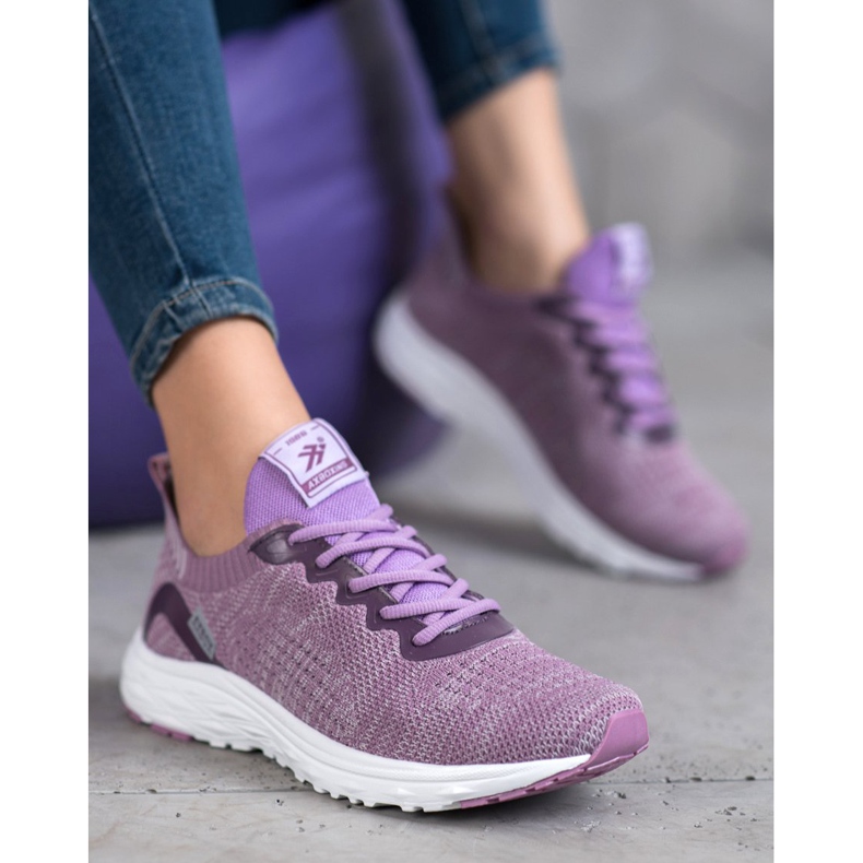 Ax Boxing Leichte Textilschuhe lila 1