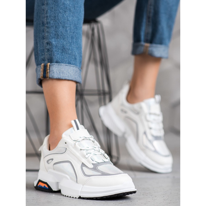 SHELOVET Sportschuhe auf der Plattform weiß mehrfarbig 1