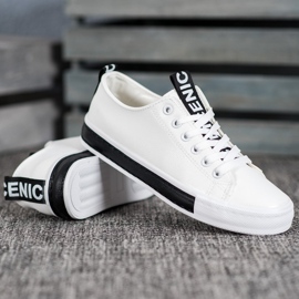 Bestelle Schöne Sportschuhe weiß schwarz 1