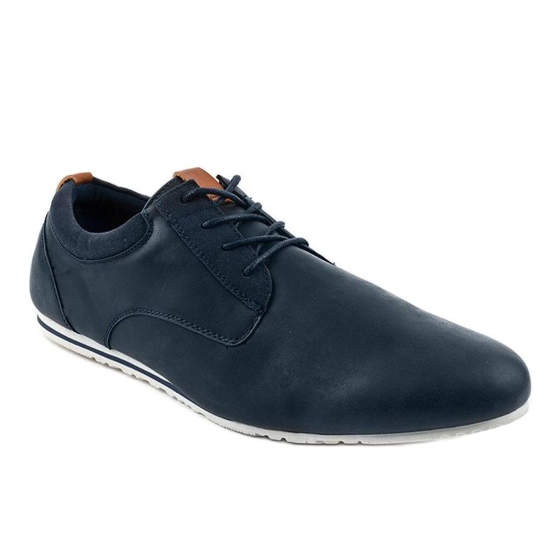 Marineblaue Herren Freizeitschuhe 55383 1
