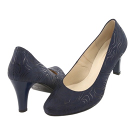 Gregors 689 Pumps für Damen in Marineblau 4
