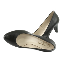 Gregors 465 Business-Pumps aus schwarzem Leder 5