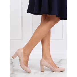 Beige High Heels 535 Beige 1