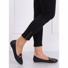 Schwarze Loafer 9F177 Schwarz 1