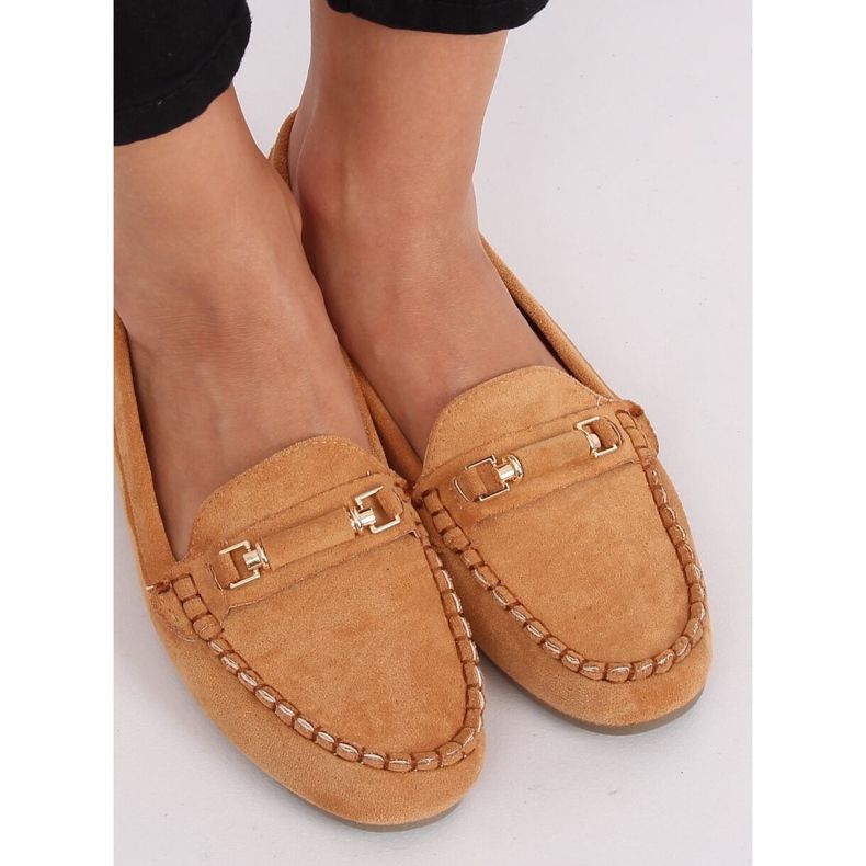 Damenslipper camel 22-7 Camel braun 1