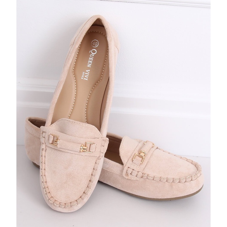 Beige Slipper für Damen 22-7 Khaki 2