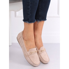 Beige Slipper für Damen 99-01A Beige 2