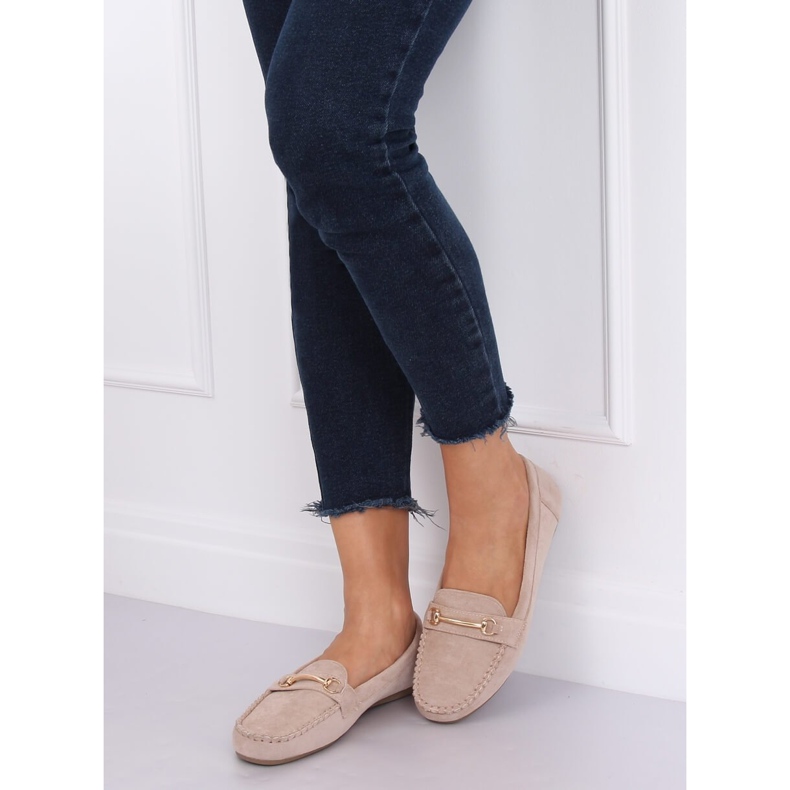 Beige Slipper für Damen 99-01A Beige 1