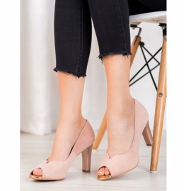 Offene VINCEZA Pumps rosa 1