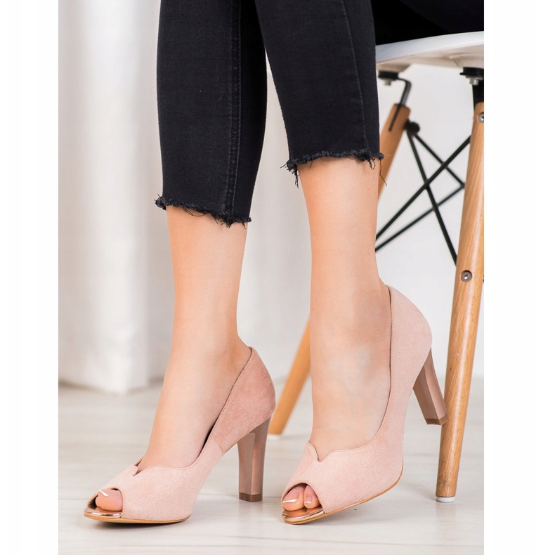 Offene VINCEZA Pumps rosa 1