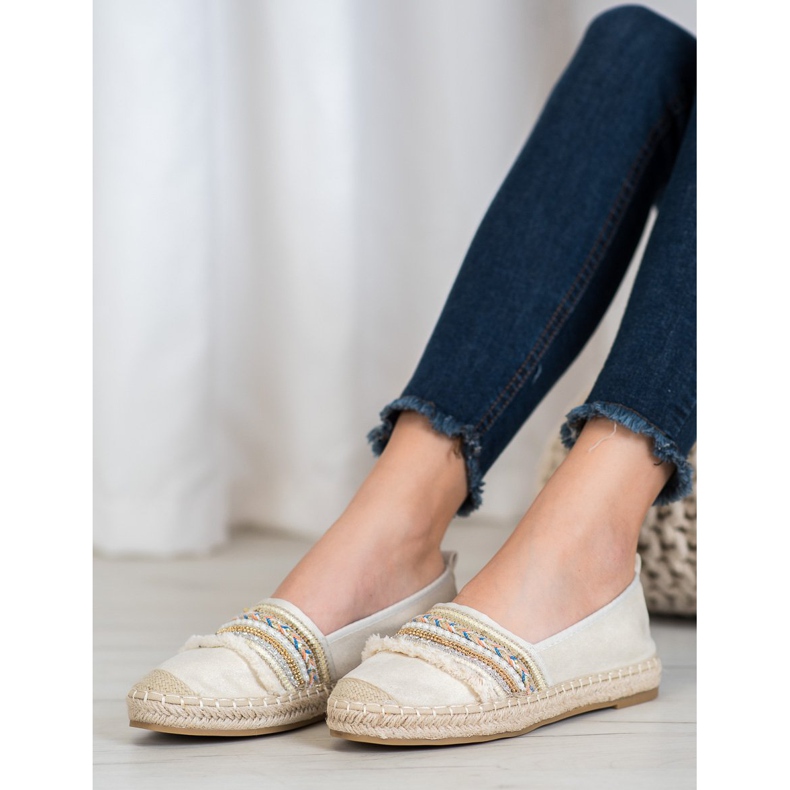 RTX WALK Bequeme Espadrilles mit Ornamenten beige 2
