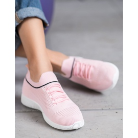 SHELOVET Rosa Sportschuhe 1