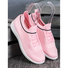 SHELOVET Rosa Sportschuhe 2
