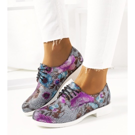 Klassische schwarze florale Jazzschuhe ZG629-1 1