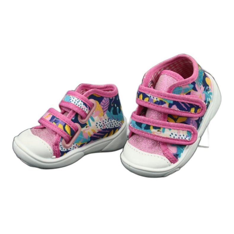 Befado orange Kinderschuhe 212P064 weiß navy blau blau rosa gelb 2