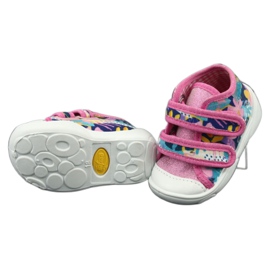 Befado orange Kinderschuhe 212P064 weiß marineblau blau rosa gelb 3