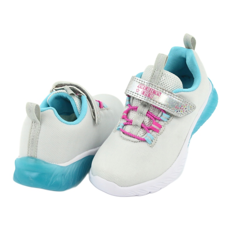 American Club ES14 Sportschuhe grau/blau 4