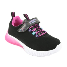 American Club ES14 rosa Sportschuhe schwarz lila 1