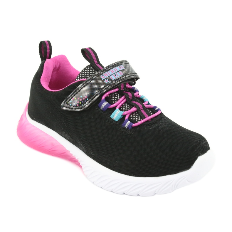 American Club ES14 rosa Sportschuhe schwarz lila 1