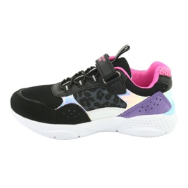 Modische American Club ES07 Sportschuhe schwarz lila rosa grau 2