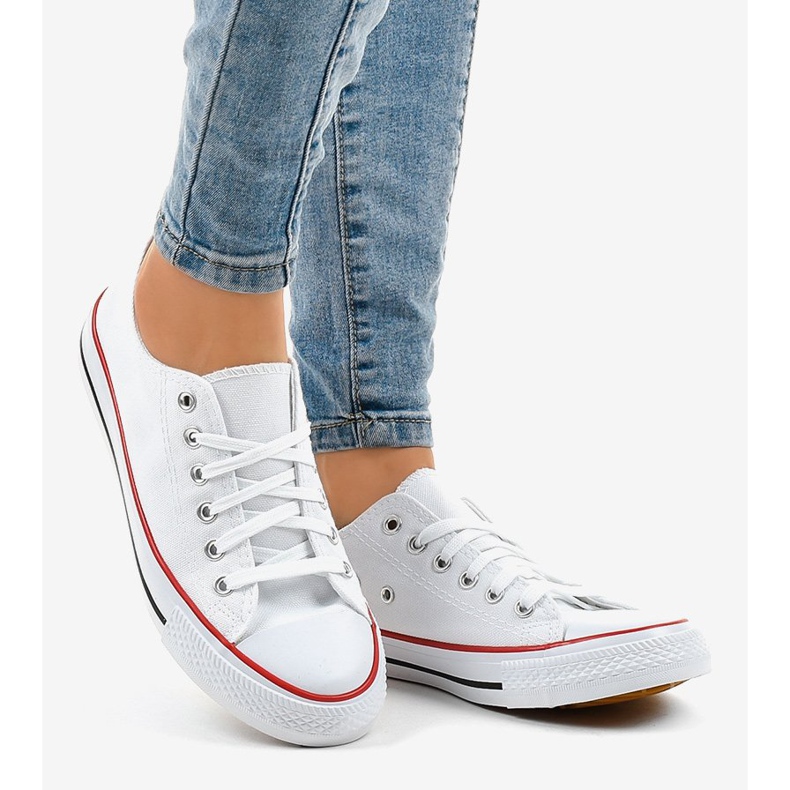 Klassische weiße Damen Sneaker ZC-2 2