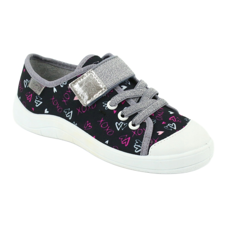 Befado Kinderschuhe 251Q142 schwarz grau 1