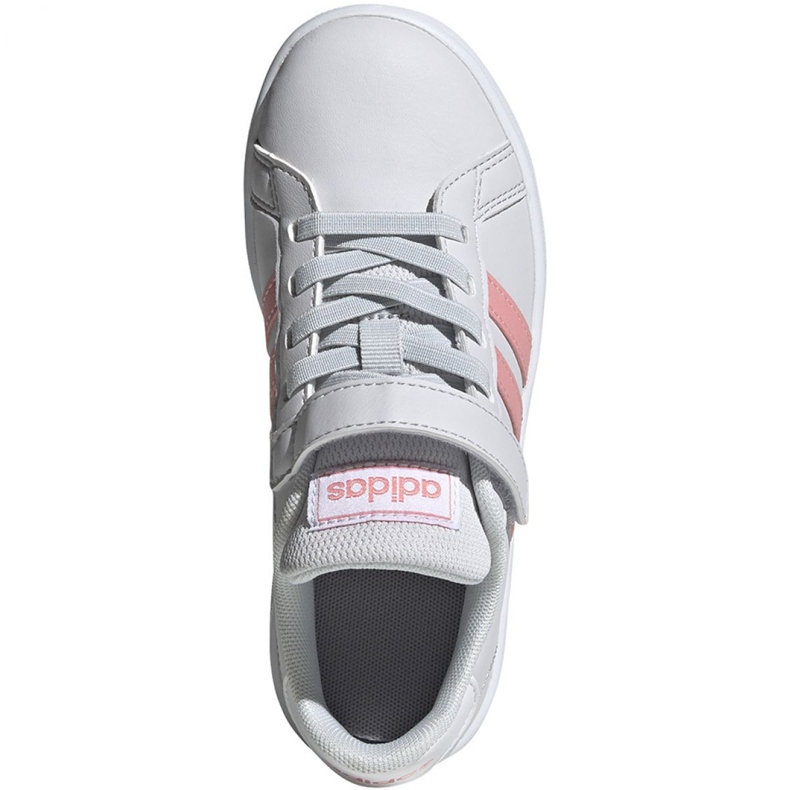 Adidas Grand Court C Jr EG6737 Schuhe weiß rosa 1