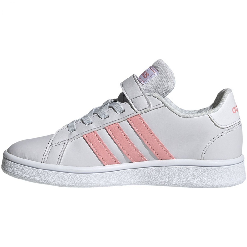 Adidas Grand Court C Jr EG6737 Schuhe weiß rosa 2