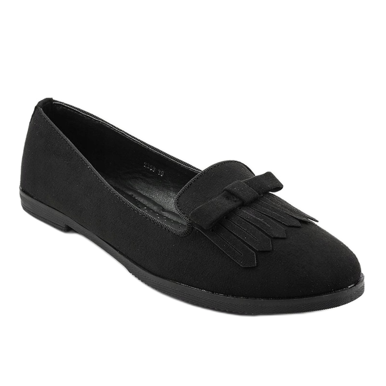 Herren-Loafer aus schwarzem Öko-Wildleder 2358 1
