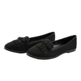 Herren-Loafer aus schwarzem Öko-Wildleder 2358 2