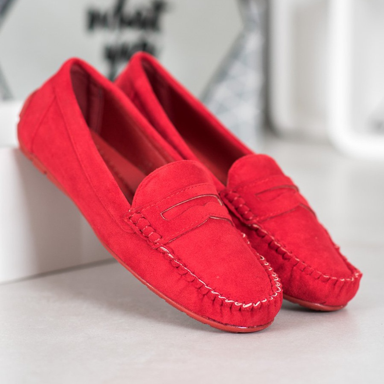 Seastar Klassische rote Loafer 2