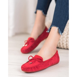 Seastar Klassische Loafer mit Schleife rot 1