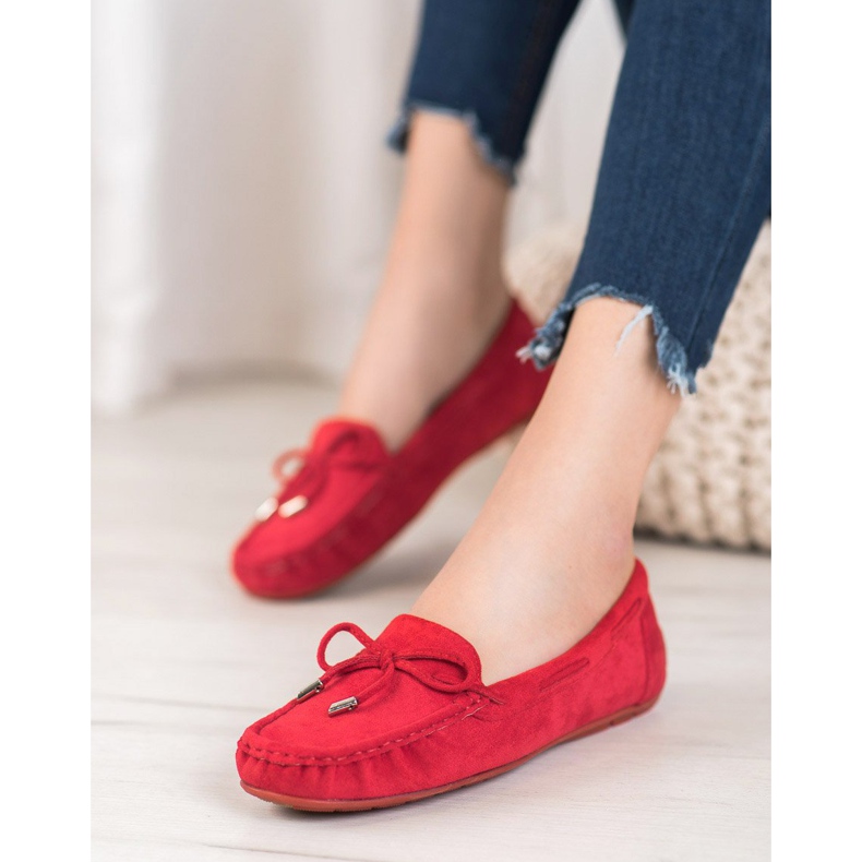 Seastar Klassische Loafer mit Schleife rot 1