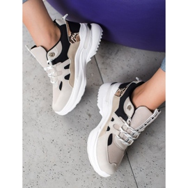 Weide Modische Love Sneakers braun schwarz mehrfarbig 1