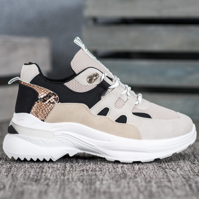 Weide Modische Love Sneakers braun schwarz mehrfarbig 2