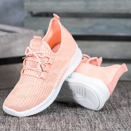 SHELOVET Bequeme Textilschuhe orange 1