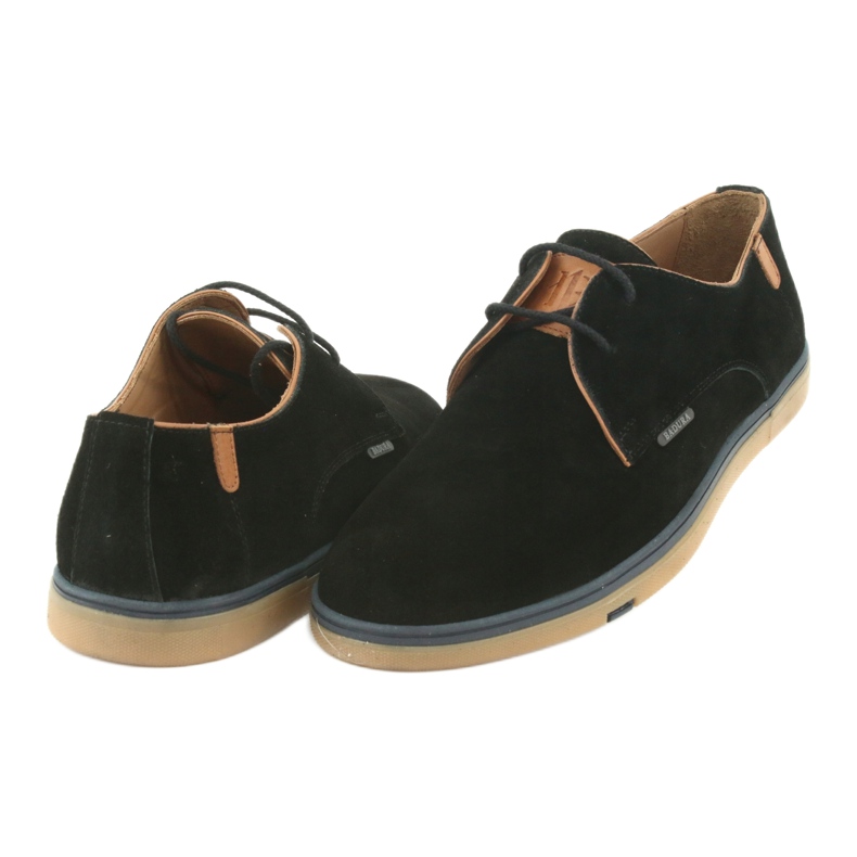 Schwarze Badura 3763 Herrenschuhe braun 4