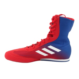 Boxschuhe adidas Box Hog Plus blau-rot 2