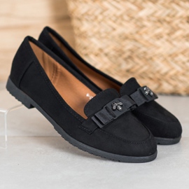 Miss Laura Lords mit dekorativer Schleife schwarz 2