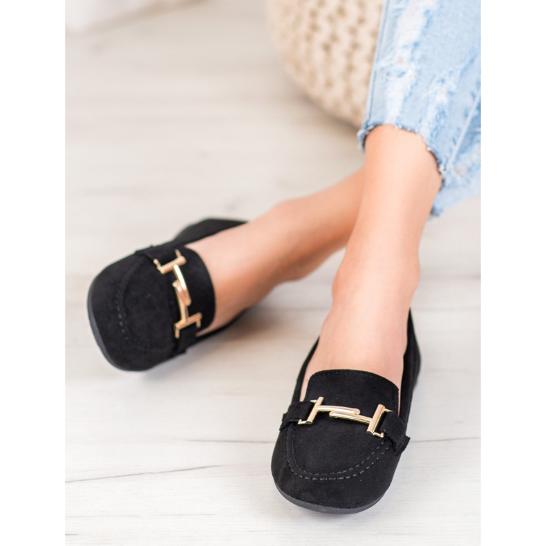 Bestelle Elegante schwarze Mokassins 2