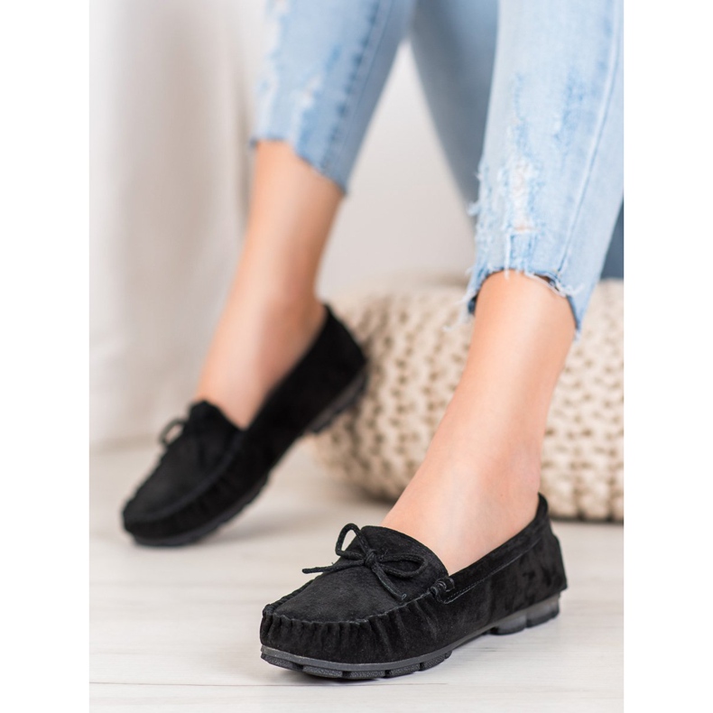 Filippo Schwarze Ledermokassins 1