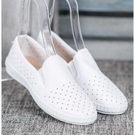 McKey Weiße lässige Slipper 1