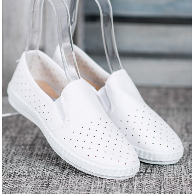 McKey Weiße lässige Slipper 1