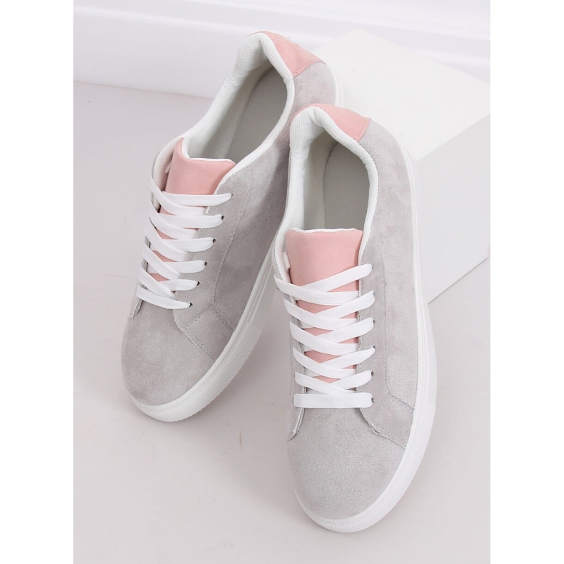 Graue Damen Sneaker WB810 Grau gelb 1