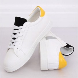 Weiße Damen Sneaker WB811 WEISS / SCHWARZ 2