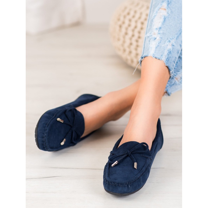 Seastar Klassische Loafer mit Schleife blau 1