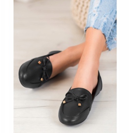 Clowse Elegante schwarze Ballerinas 2