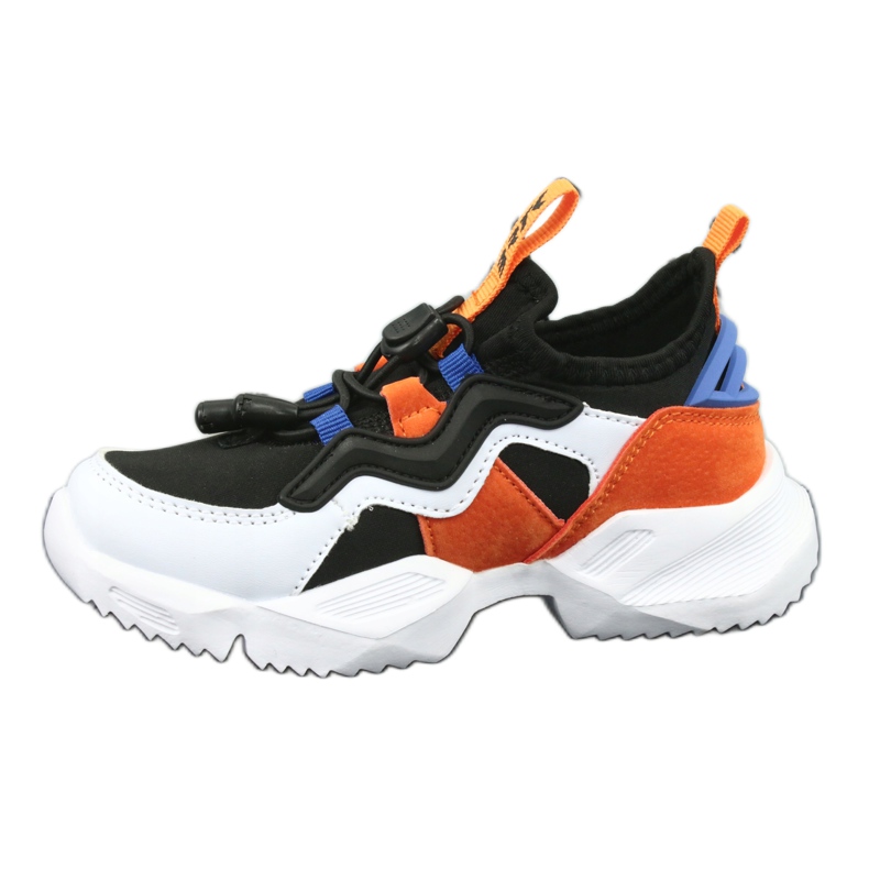 Bartek 75219 Sportschuhe weiß schwarz blau orange 2